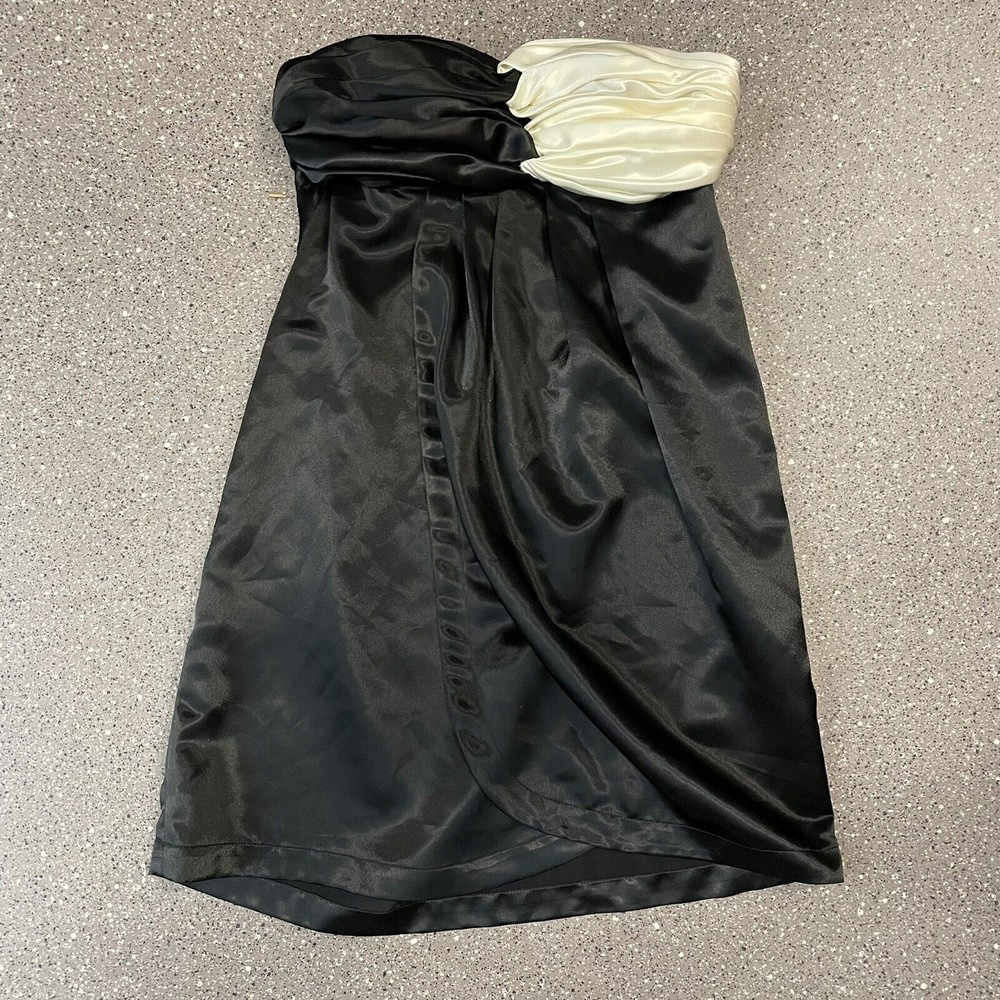 ReVolve Nuj Novakhett Silk Strapless Colorblocked Mini Slip Dress Size 4